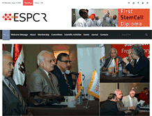 Tablet Screenshot of espcr.com