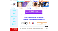 Desktop Screenshot of espcr.org