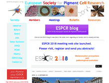 Tablet Screenshot of espcr.org